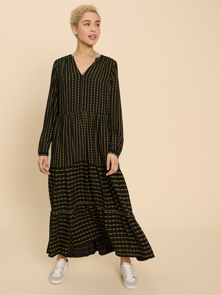 White Stuff Black Maxi Winnie Dress - Image 1 of 5 White Stuff Black Maxi Winnie Dress - Image 1 of 5