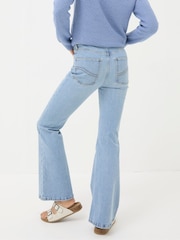 FatFace Farah Blue Flare Jeans - Image 2 of 4