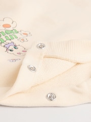 Cream/Lilac Purple Character Graphic Baby Long Sleeve Top & Joggers Set - Image 13 of 14