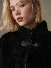 Black Borg Duffle Fleece Jacket - Image 4 of 5