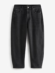 Black Authentic Barrel Hourglass Jeans - Image 6 of 7