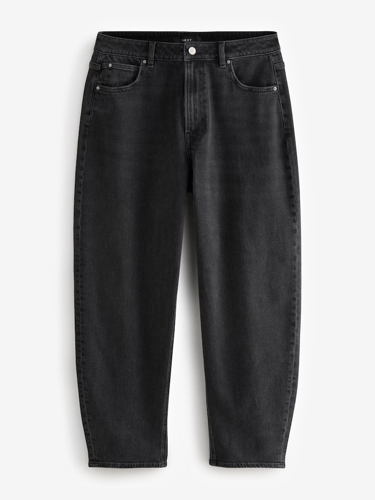 Black Authentic Barrel Hourglass Jeans - Image 6 of 7