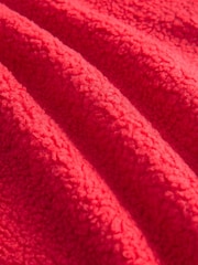 Red Teddy Borg Cosy Longline Quarter Zip Fleece - Image 6 of 7