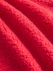 Red Teddy Borg Cosy Longline Quarter Zip Fleece - Image 7 of 7
