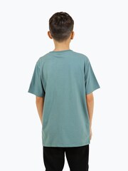 Hype. Boys Grey Script 100% Cotton T-Shirt - Image 4 of 8