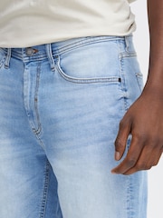 Blend Dark Blue Marl Stretch Denim Shorts - Image 3 of 5