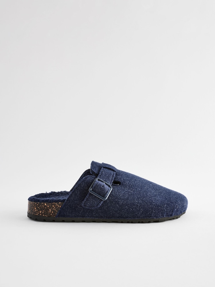 marine - Chaussons mules à boucle - Image 3 of 7