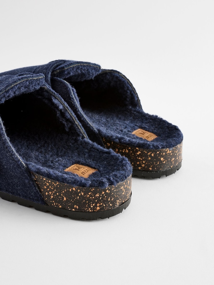 marine - Chaussons mules à boucle - Image 4 of 7