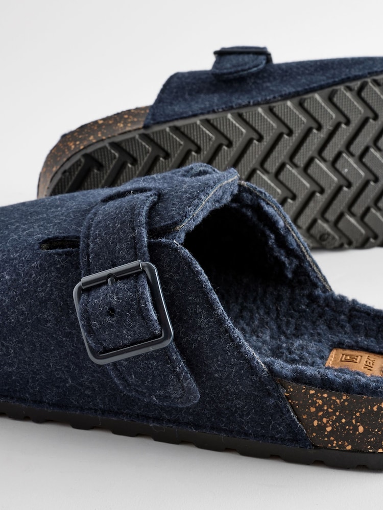 marine - Chaussons mules à boucle - Image 5 of 7
