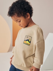 Stone Mountain Scene 100% Cotton Backprint Sweatshirt and Joggers Set (3mths-7yrs) - Image 5 of 9