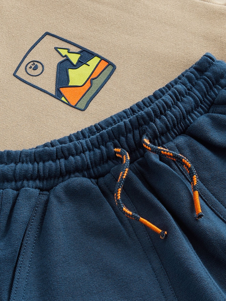 Stone Mountain Scene 100% Cotton Backprint Sweatshirt and Joggers Set (3mths-7yrs) - Image 8 of 9