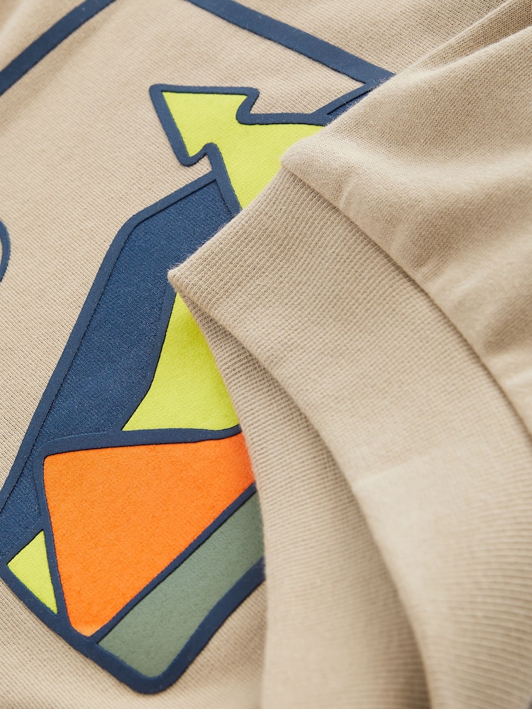 Stone Mountain Scene 100% Cotton Backprint Sweatshirt and Joggers Set (3mths-7yrs) - Image 9 of 9