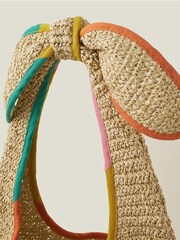 Accessorize Natural Tie Slouch Shoulder Bag - Image 4 of 4