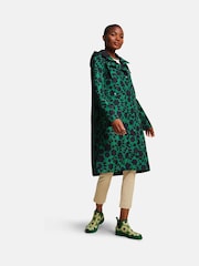 Regatta Green Orla Kiely Trench Longline Waterproof Jacket - Image 1 of 8