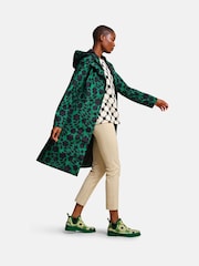 Regatta Green Orla Kiely Trench Longline Waterproof Jacket - Image 3 of 8