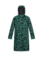 Regatta Green Orla Kiely Trench Longline Waterproof Jacket - Image 7 of 8