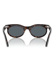 Ray Ban Wayfarer Oval Rb2242 Oval Brown Sunglasses - Image 5 of 7