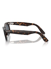 Ray Ban Wayfarer Oval Rb2242 Oval Brown Sunglasses - Image 7 of 7