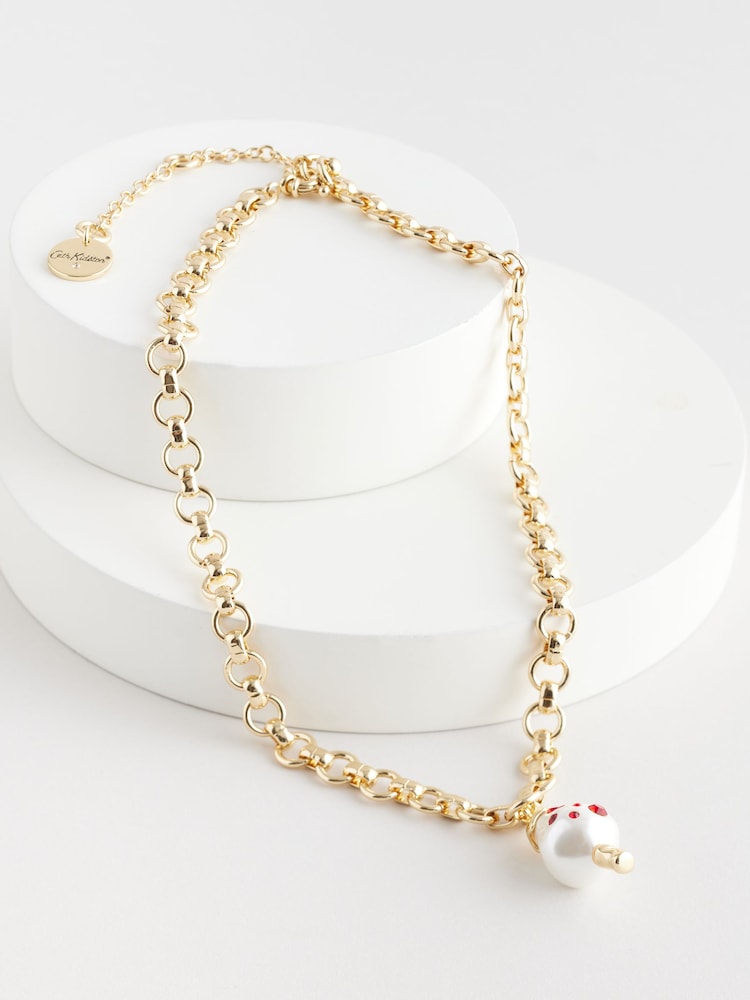 Cath Kidston Gold Tone Mushroom Necklace - Image 5 of 5