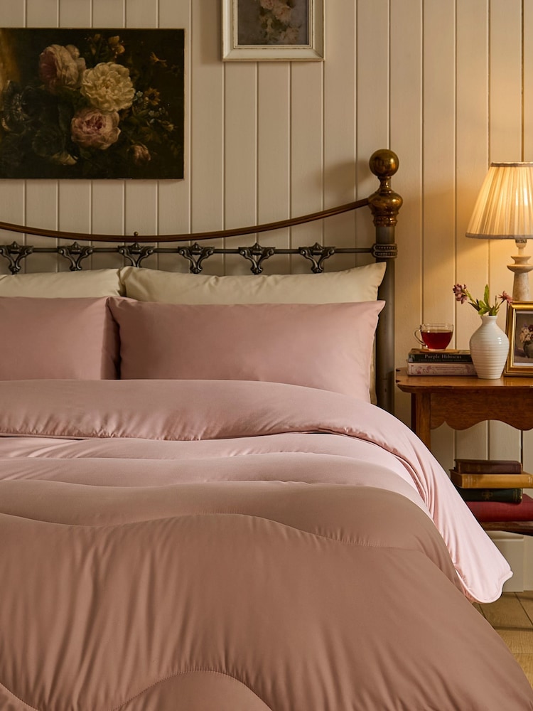 Night Lark Plain Coverless Duvet and Pillowcase Set - Image 1 of 6 Night Lark Plain Coverless Duvet and Pillowcase Set - Image 1 of 6