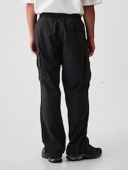 Gap Black Nylon Cargo Trousers - Image 2 of 5