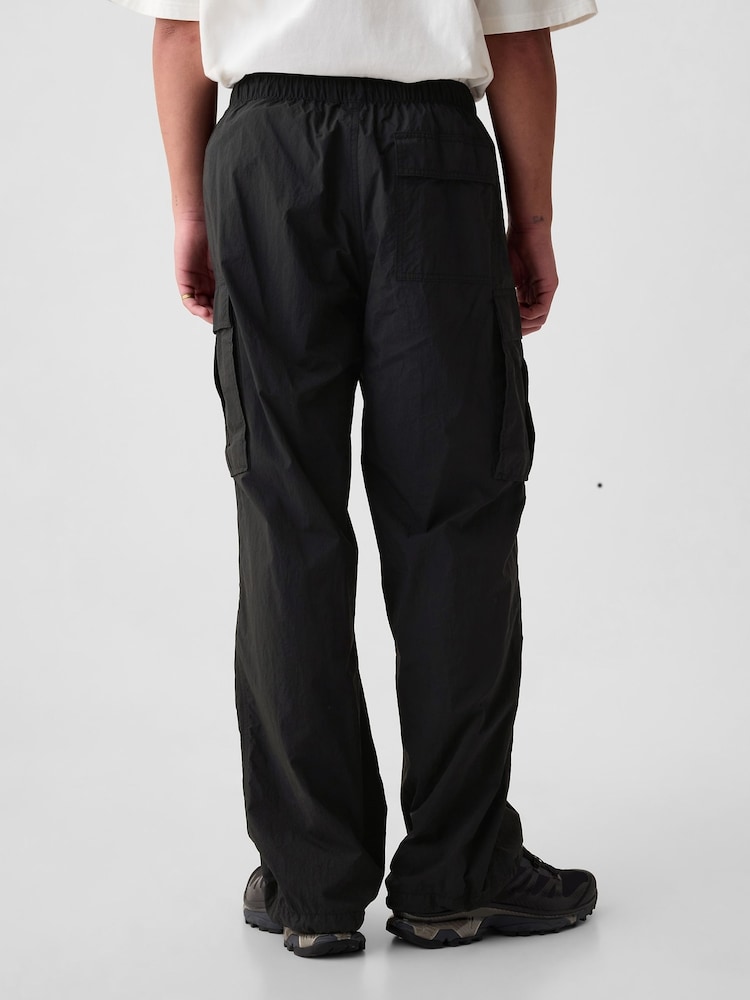 Gap Black Nylon Cargo Trousers - Image 2 of 5
