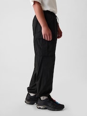 Gap Black Nylon Cargo Trousers - Image 3 of 5