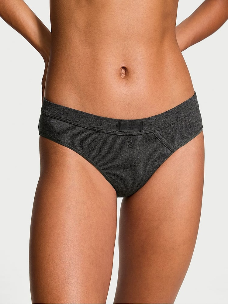 Victoria's Secret Charcoal Grey Hipster Knickers - Image 1 of 3