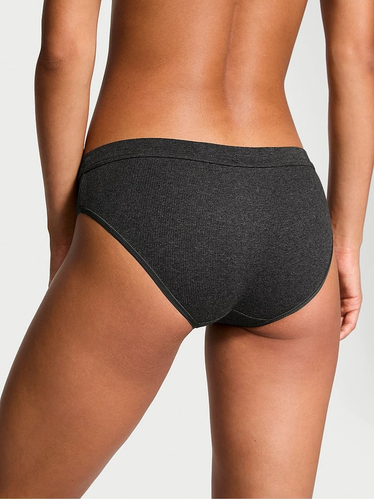 Victoria's Secret Charcoal Grey Hipster Knickers - Image 2 of 3