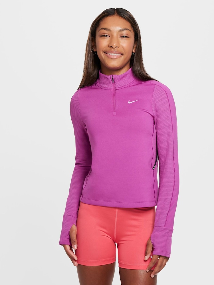 Nike Pro Therma-FIT Long-Sleeve Half Zip Training Top - Image 1 of 7