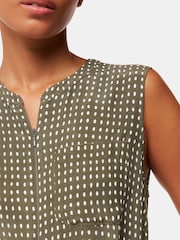 Whistles Green Oval Spot Josie Jumpsuit - Image 4 of 5