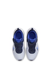Nike Grey Blue Junior Revolution 7 Trainers - Image 5 of 8