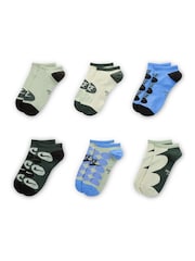 Negro - Pack de 6 calcetines invisibles ligeros para uso diario de Nike - Imagen 2 de 4