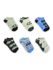 Negro - Pack de 6 calcetines invisibles ligeros para uso diario de Nike - Imagen 3 de 4