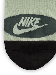 Negro - Pack de 6 calcetines invisibles ligeros para uso diario de Nike - Imagen 4 de 4