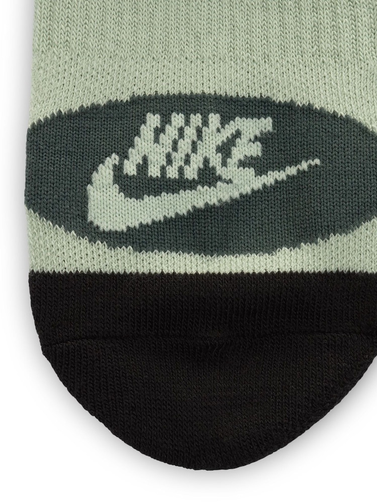 Negro - Pack de 6 calcetines invisibles ligeros para uso diario de Nike - Imagen 4 de 4