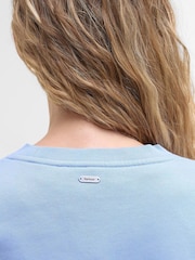 Barbour® Blue Silverdale Varsity Logo Sweatshirt - Image 3 of 6
