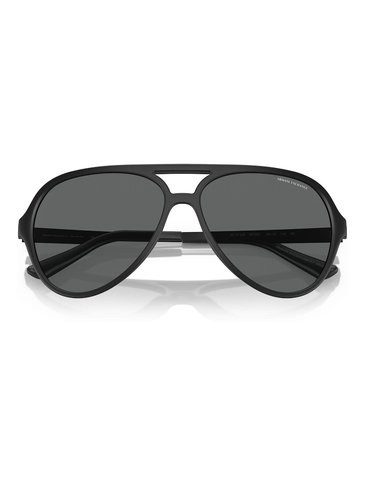 Armani Exchange Ax4133S Phantos Black Sunglasses - Image 4 of 4