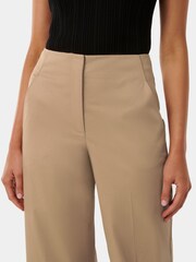 Forever New Cream Cassandra Cropped Straight Joggers - Image 3 of 5
