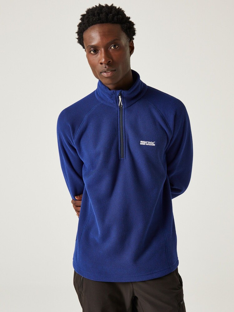 Regatta Blue Kenger Quarter Zip Fleece - Image 2 of 7 Regatta Blue Kenger Quarter Zip Fleece - Image 2 of 7