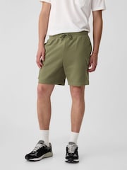 Gap Green Sweat Cargo Shorts - Image 1 of 6
