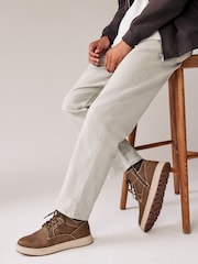 Tan Brown Zip Up Sports Boots - Image 1 of 6