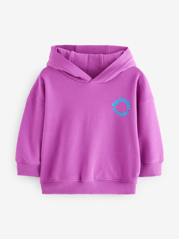 Lila - Weicher Hoodie mit Rückenprint (3M.–7J.) - Bild 1 von 4 Lila - Weicher Hoodie mit Rückenprint (3M.–7J.) - Bild 1 von 4