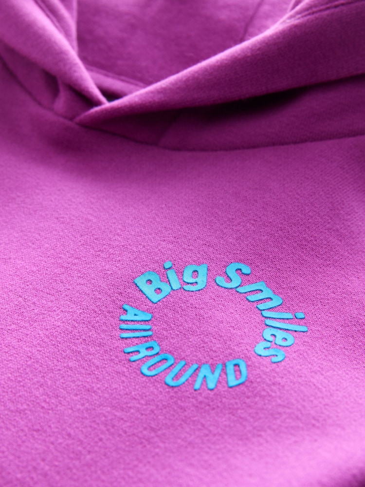 Lila - Weicher Hoodie mit Rückenprint (3M.–7J.) - Bild 4 von 4 Lila - Weicher Hoodie mit Rückenprint (3M.–7J.) - Bild 4 von 4