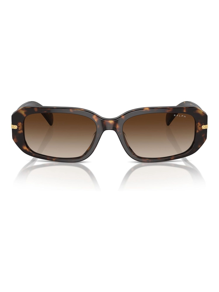 Ralph By Ralph Lauren Ra5311U Oval Brown Sunglasses - Image 1 of 5 Ralph By Ralph Lauren Ra5311U Oval Brown Sunglasses - Image 1 of 5