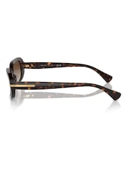 Ralph By Ralph Lauren Ra5311U Oval Brown Sunglasses - Image 4 of 5