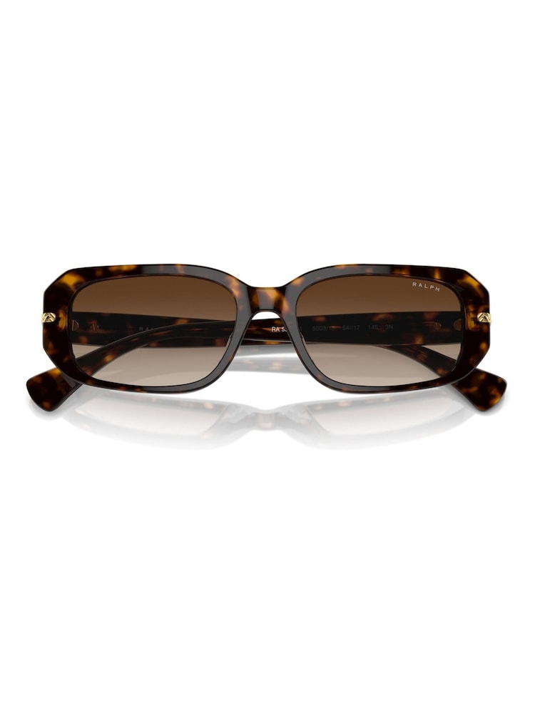 Ralph By Ralph Lauren Ra5311U Oval Brown Sunglasses - Image 5 of 5 Ralph By Ralph Lauren Ra5311U Oval Brown Sunglasses - Image 5 of 5