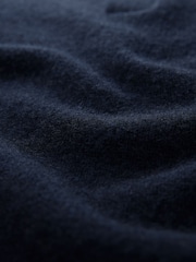 Azul marino - Regular Fit Signature 100% Merino Wool Midweight Jumper - Imagen 7 de 8