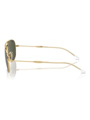 Ray-Ban Gold Tone Bain Bridge Rb3735 Pillow Sunglasses - Image 6 of 7