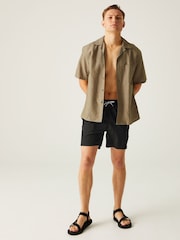 Regatta Black Mens Mackleyna Swim Shorts - Image 3 of 8